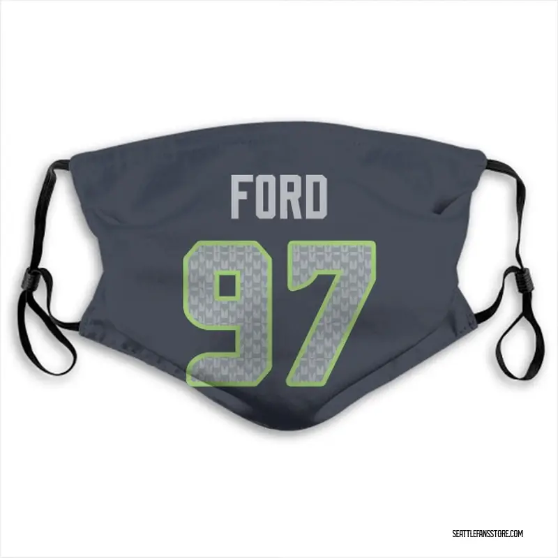 Youth Legend Seattle Seahawks NO.97 Poona Ford Steel Inverted