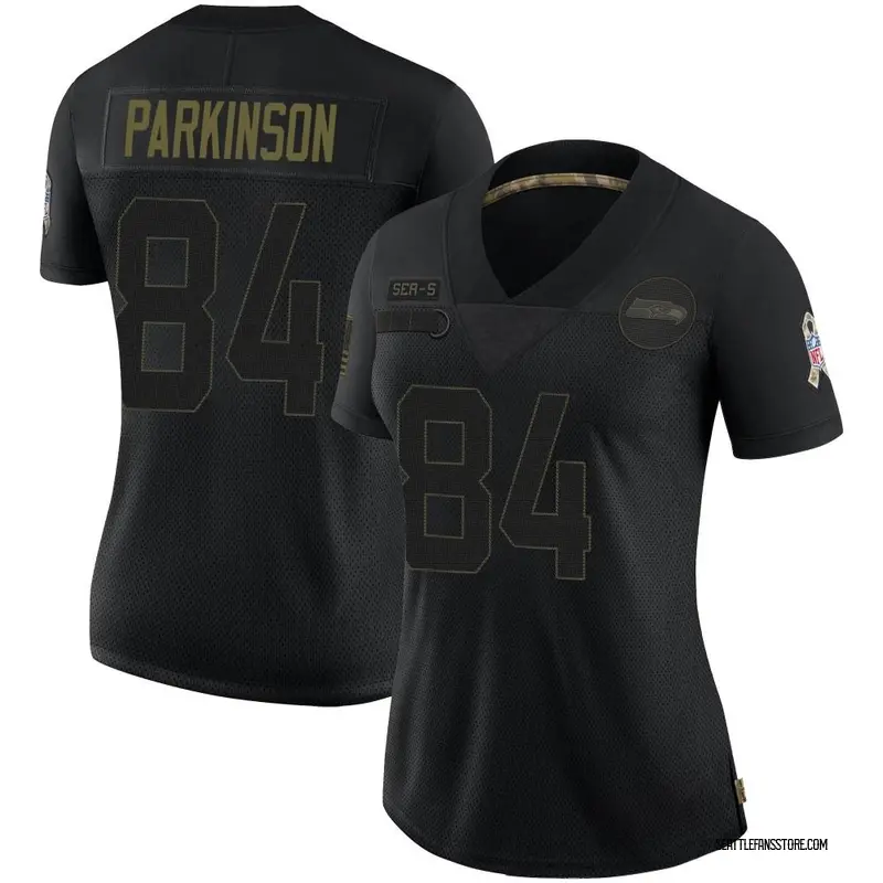 Men's Limited Seattle Seahawks NO.84 Colby Parkinson Jersey - Black Impact