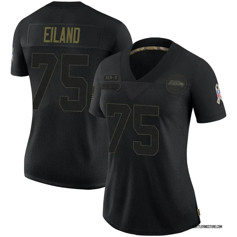 Team-Issued Greg Eiland #75 Alternate Jersey - SA#10103 – Seattle